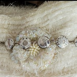 🌱 Native Bracelet-Mayan Symbols Abalone Inlay MEXICO Silver-Vintage